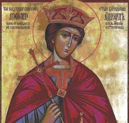 Святой Эдуард, король Англии, страстотерпец (+ 979 г., память 18/31 марта)